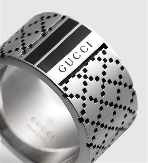 gucci mens wedding bands|gucci silver ring for men.